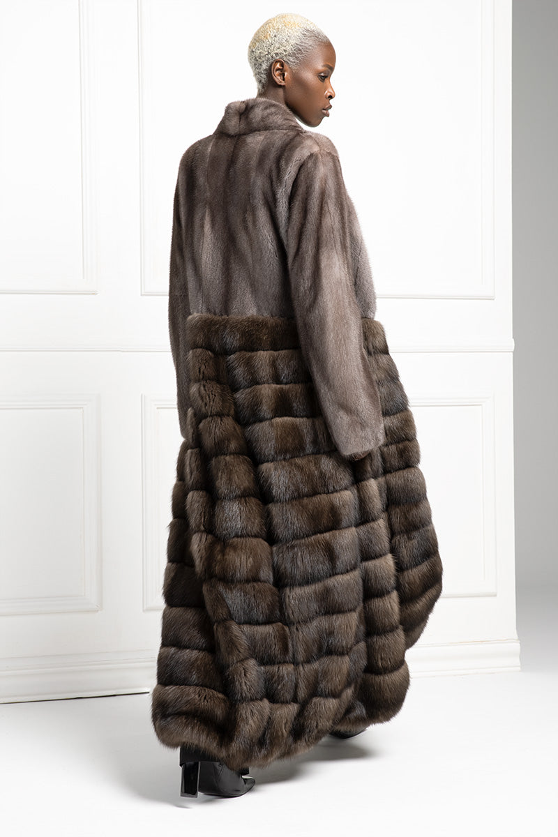 Full length sable coat on sale