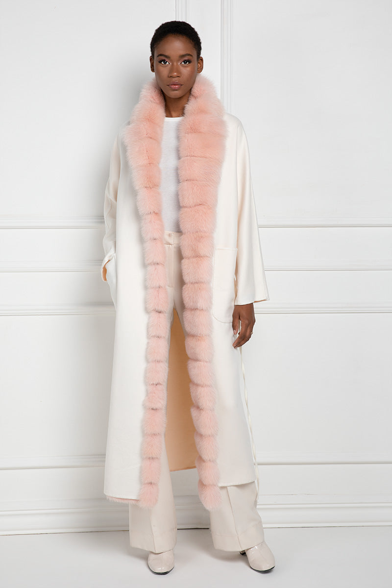 Fendi pink discount fur coat