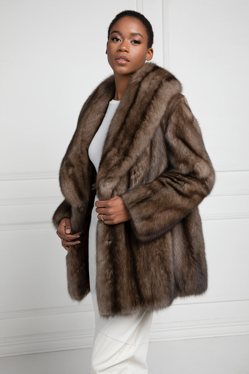 Swing online fur coat