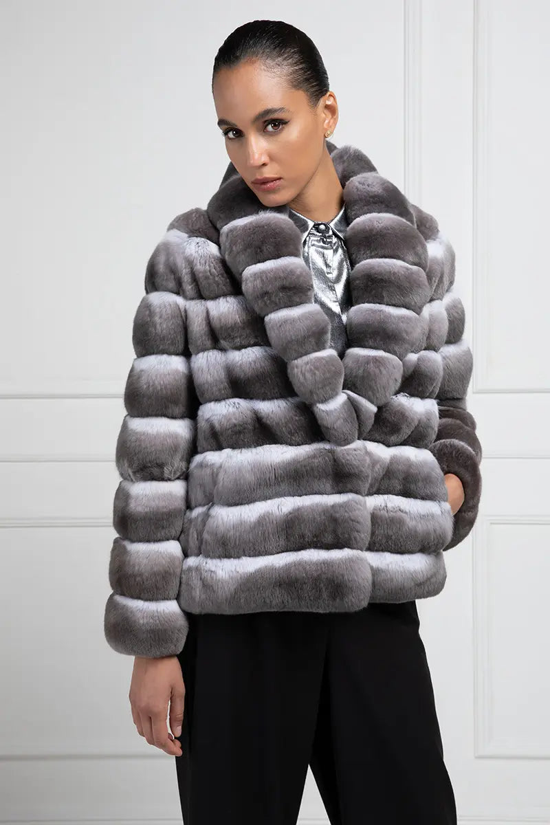 Chinchilla coat 2025 made of
